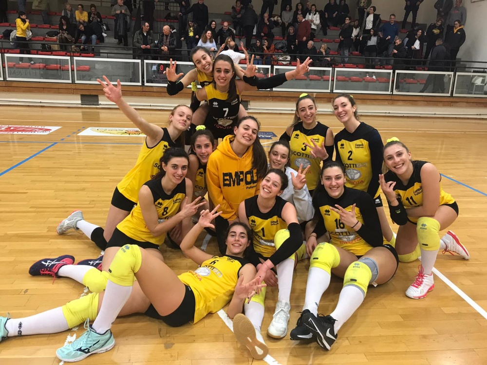 La Scotti 2.0 Empoli Pallavolo con carattere vince contro C.S. San Michele Firenze